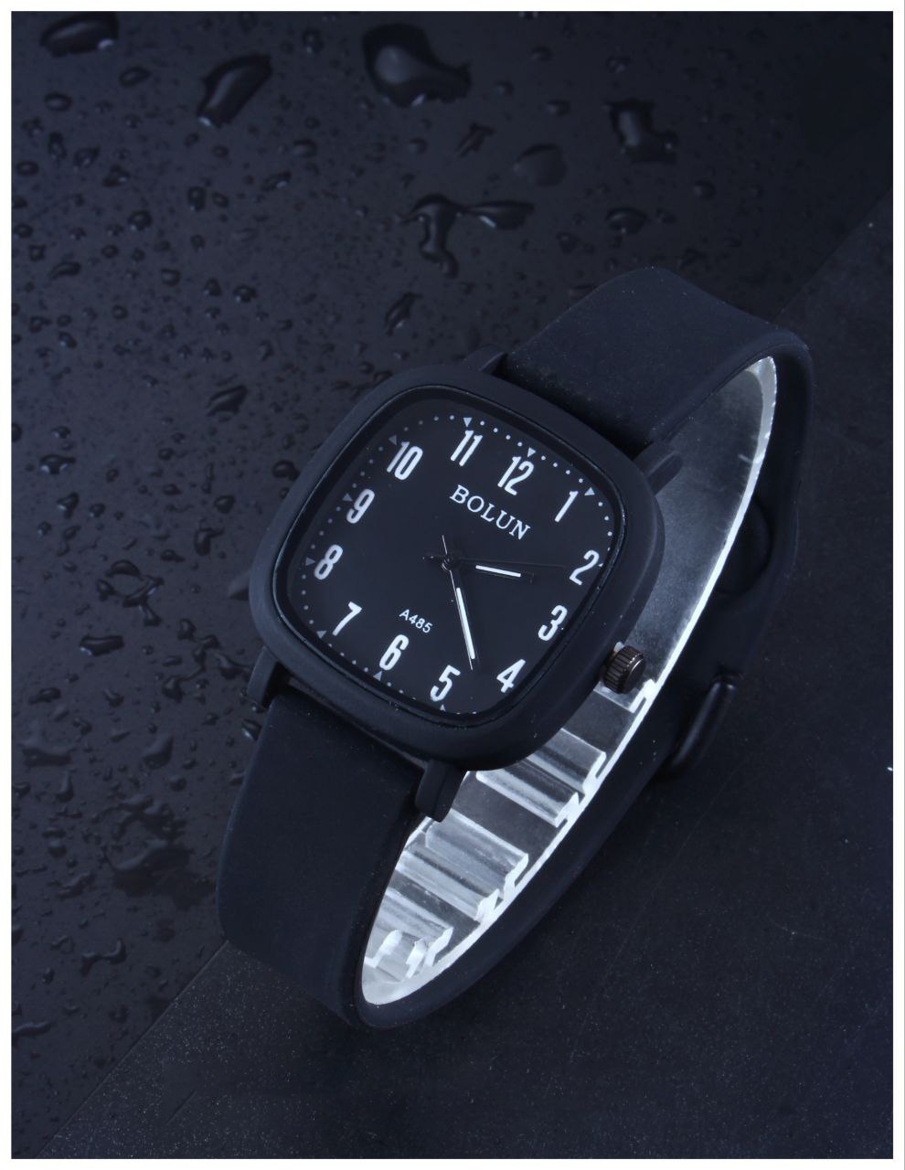 BOLUN Designer Black Dial Dark Brown Leather Strap Couple Watch FCW-075 |  Online shopping in Pakistan